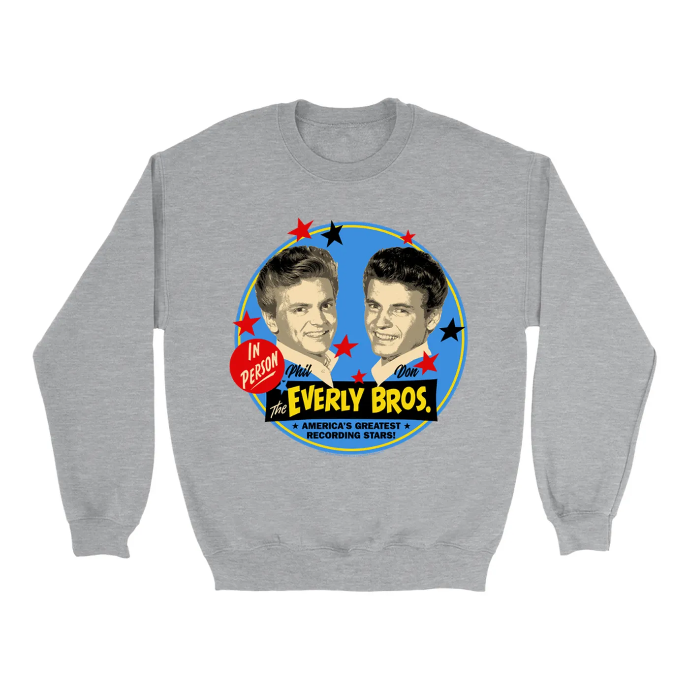 The Everly Brothers Sweatshirt | America's Greatest Recording Stars Promotion Image The Everly Brothers Sweatshirt