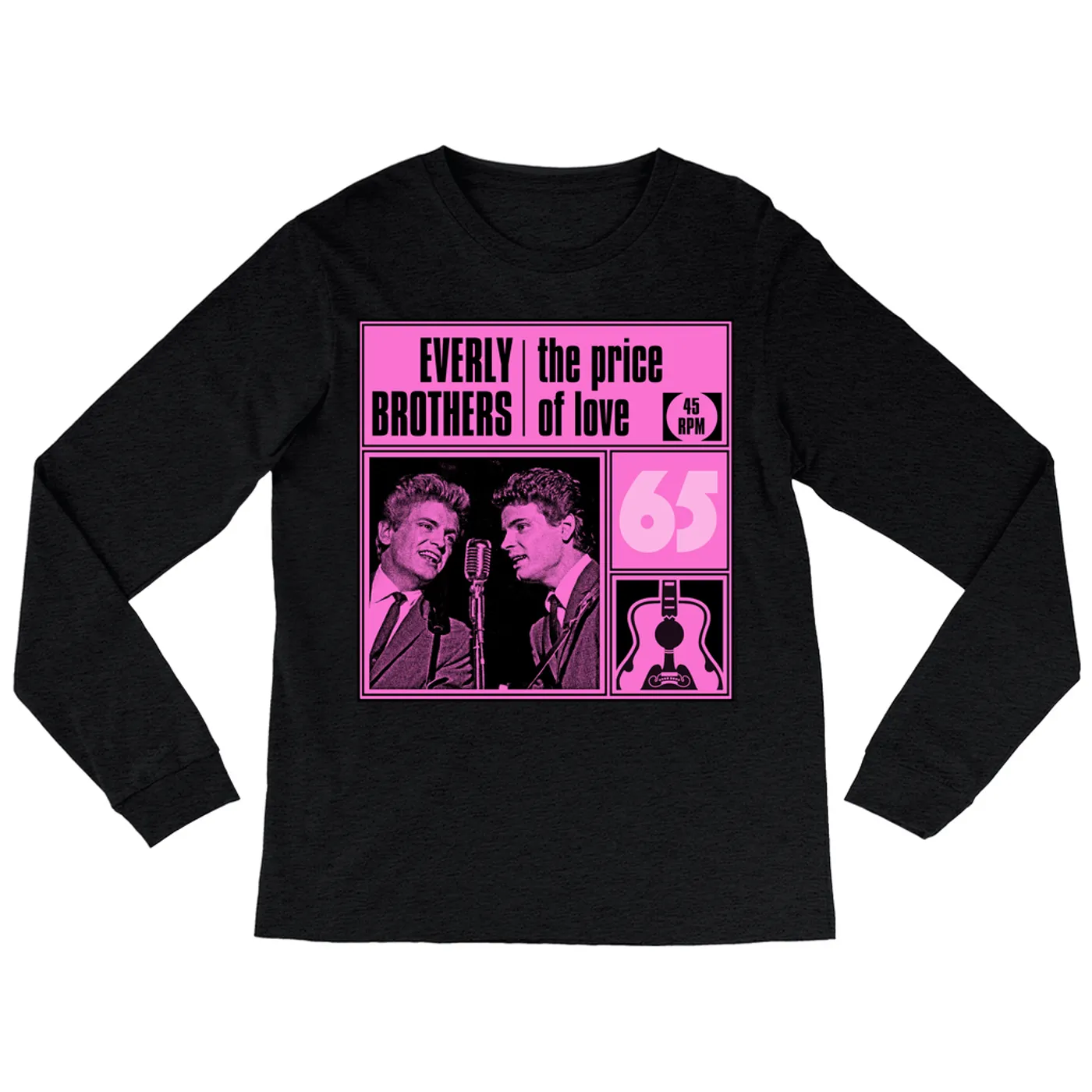 The Everly Brothers Long Sleeve Shirt | The Price Of Love Pink The Everly Brothers Shirt