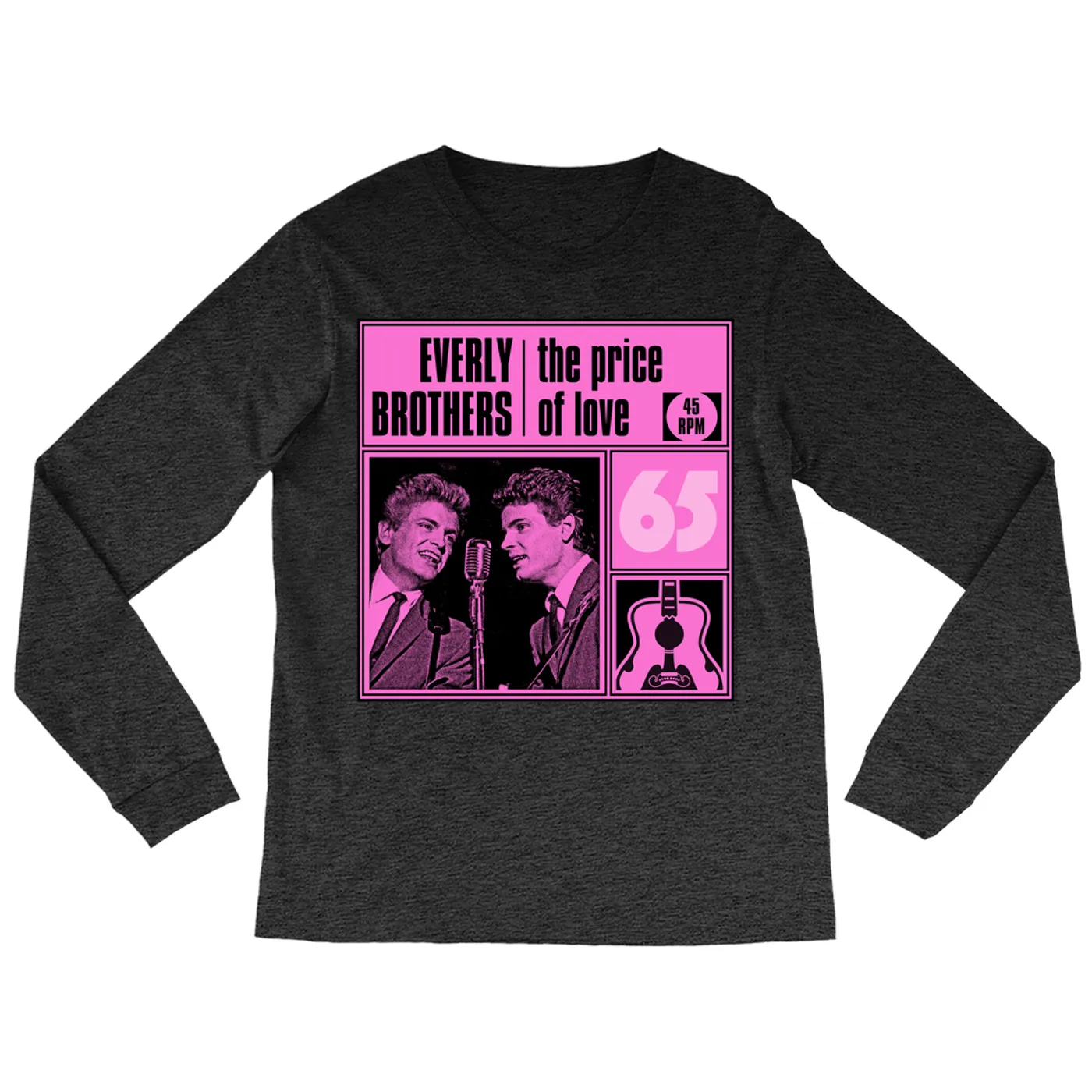 The Everly Brothers Long Sleeve Shirt | The Price Of Love Pink The Everly Brothers Shirt