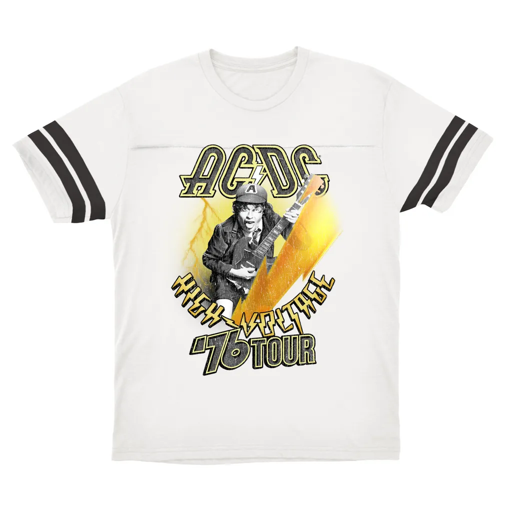 T-Shirt | 76 Tour High Voltage Distressed Football Shirt