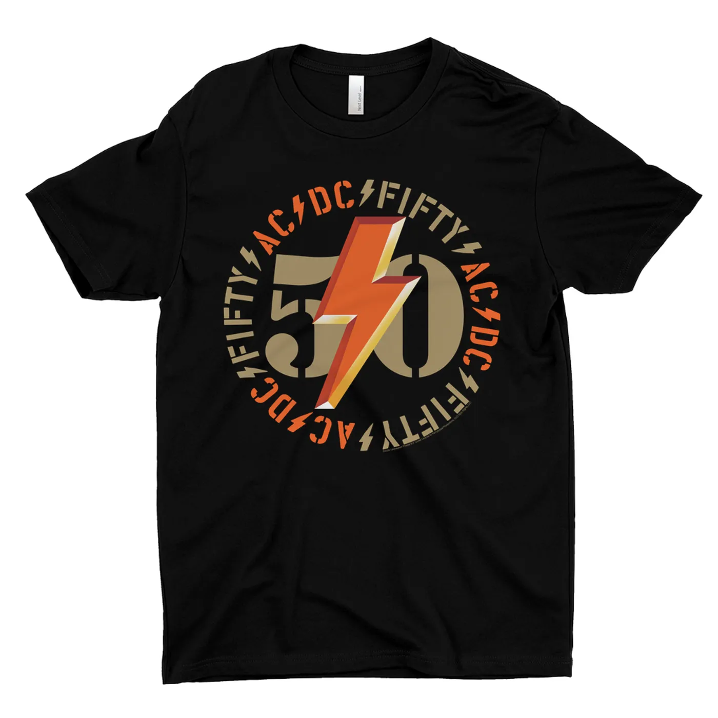 AC/DC T-Shirt | Orange 50th Anniversary ACDC Shirt