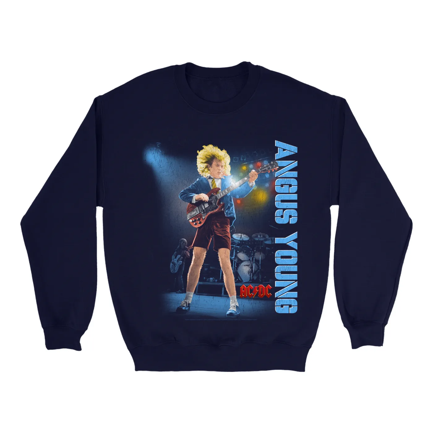 AC/DC Sweatshirt | Angus Young Guitar Solo Distressed (Merchbar Exclusive) ACDC Sweatshirt