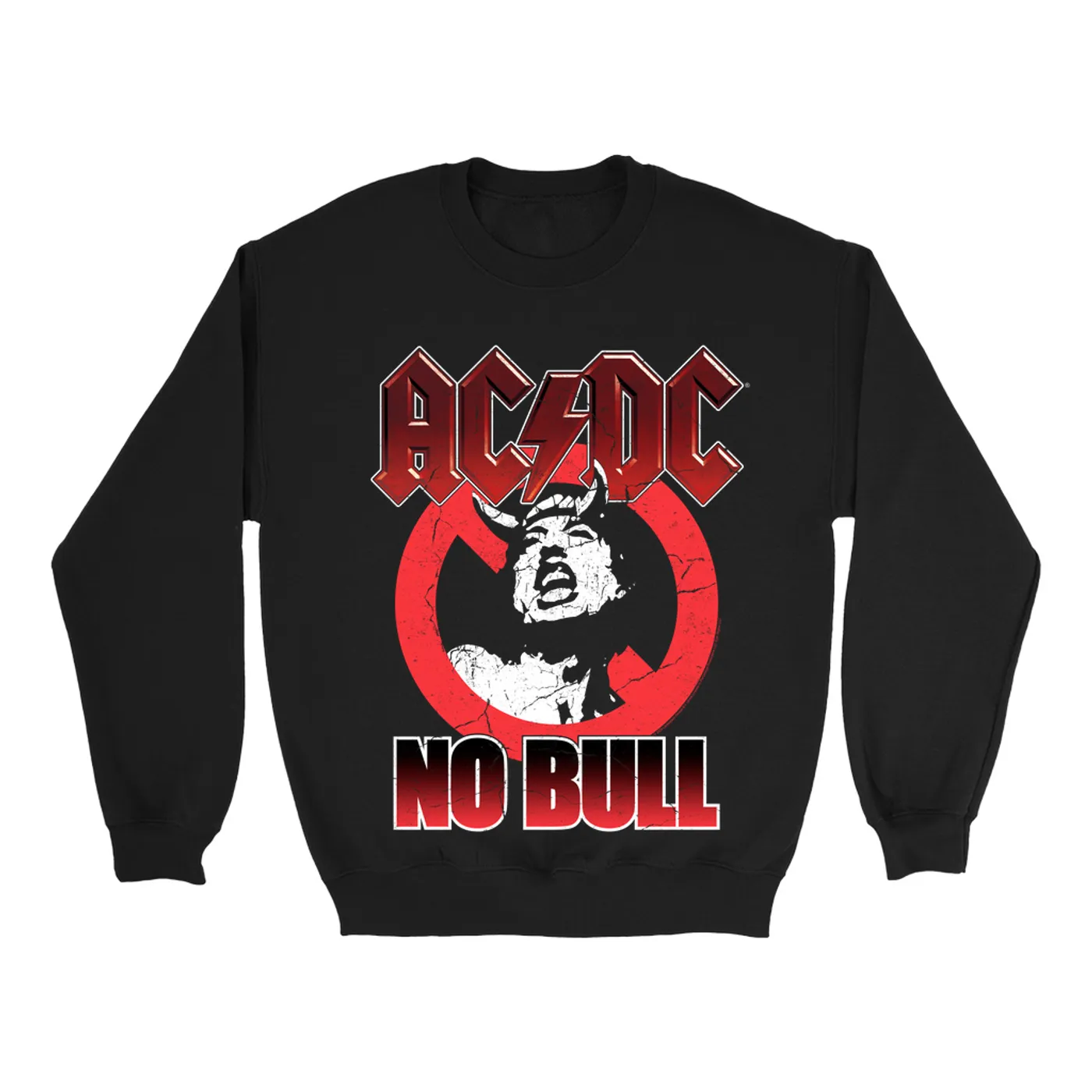 AC/DC Sweatshirt | No Bull Allowed Distressed ACDC Sweatshirt