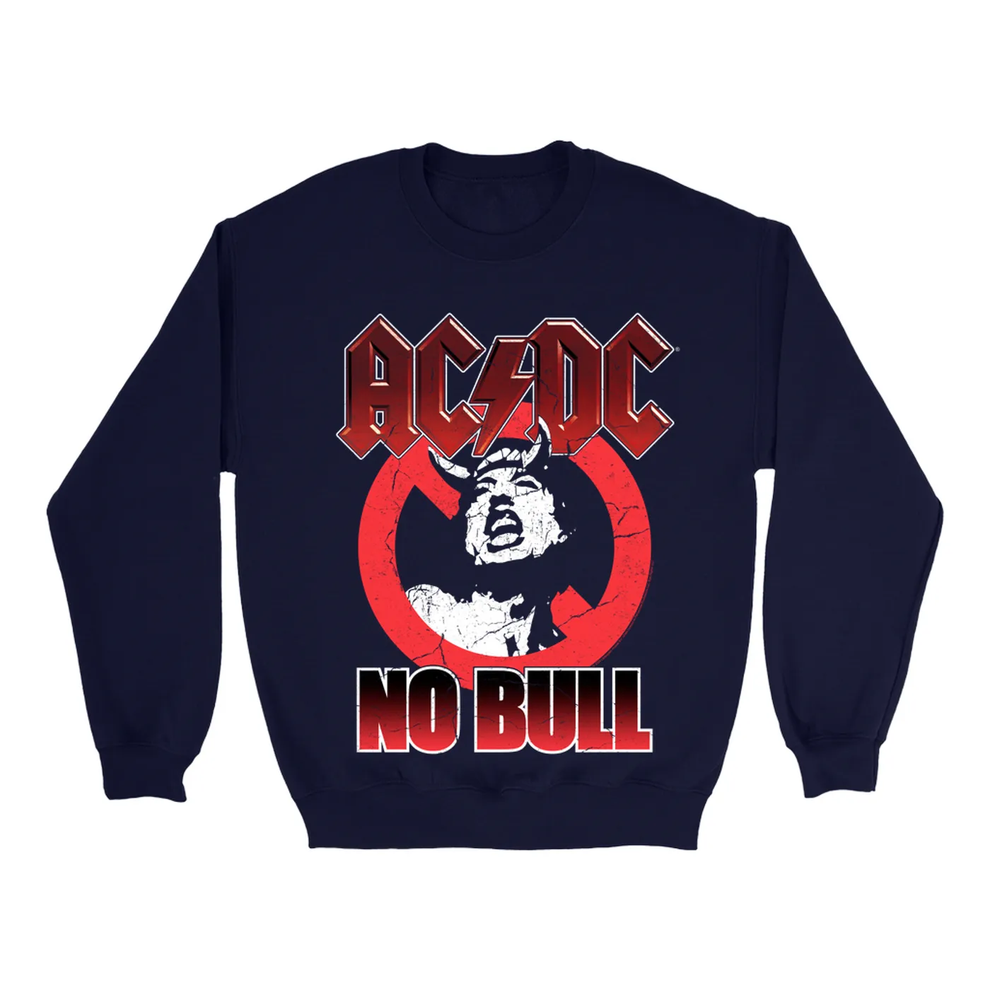 AC/DC Sweatshirt | No Bull Allowed Distressed ACDC Sweatshirt