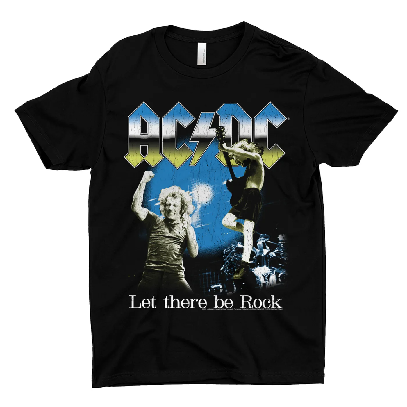 AC/DC T-Shirt | Let There Be Rock Live On Stage Distressed (Merchbar Exclusive) ACDC Shirt