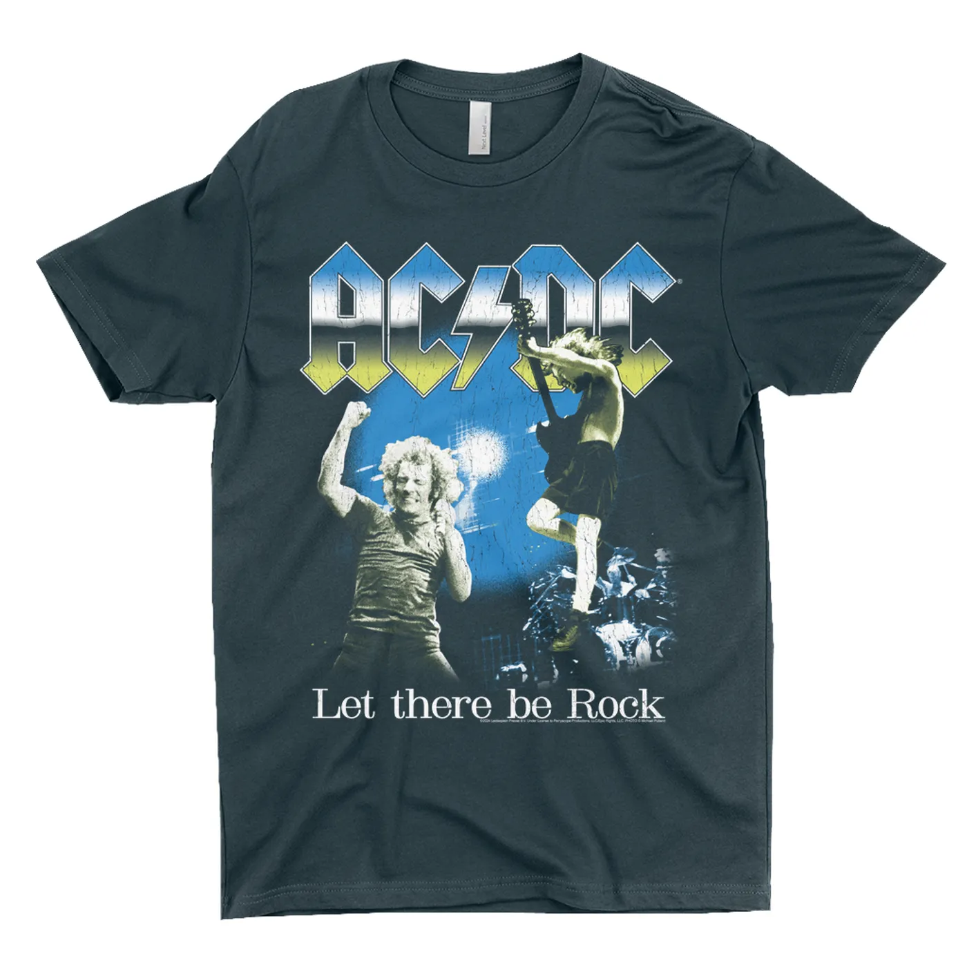 AC/DC T-Shirt | Let There Be Rock Live On Stage Distressed (Merchbar Exclusive) ACDC Shirt