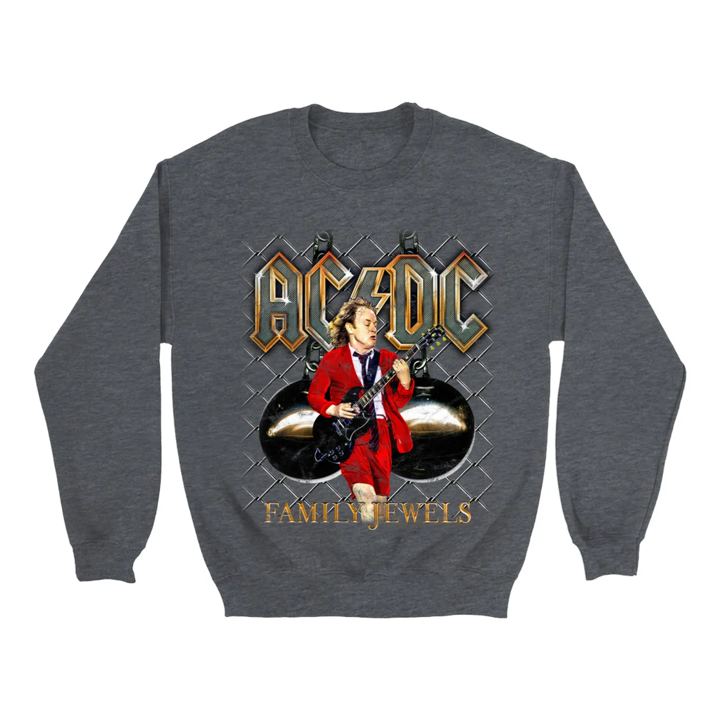 AC/DC Sweatshirt | Angus Family Jewels (Merchbar Exclusive) ACDC Sweatshirt