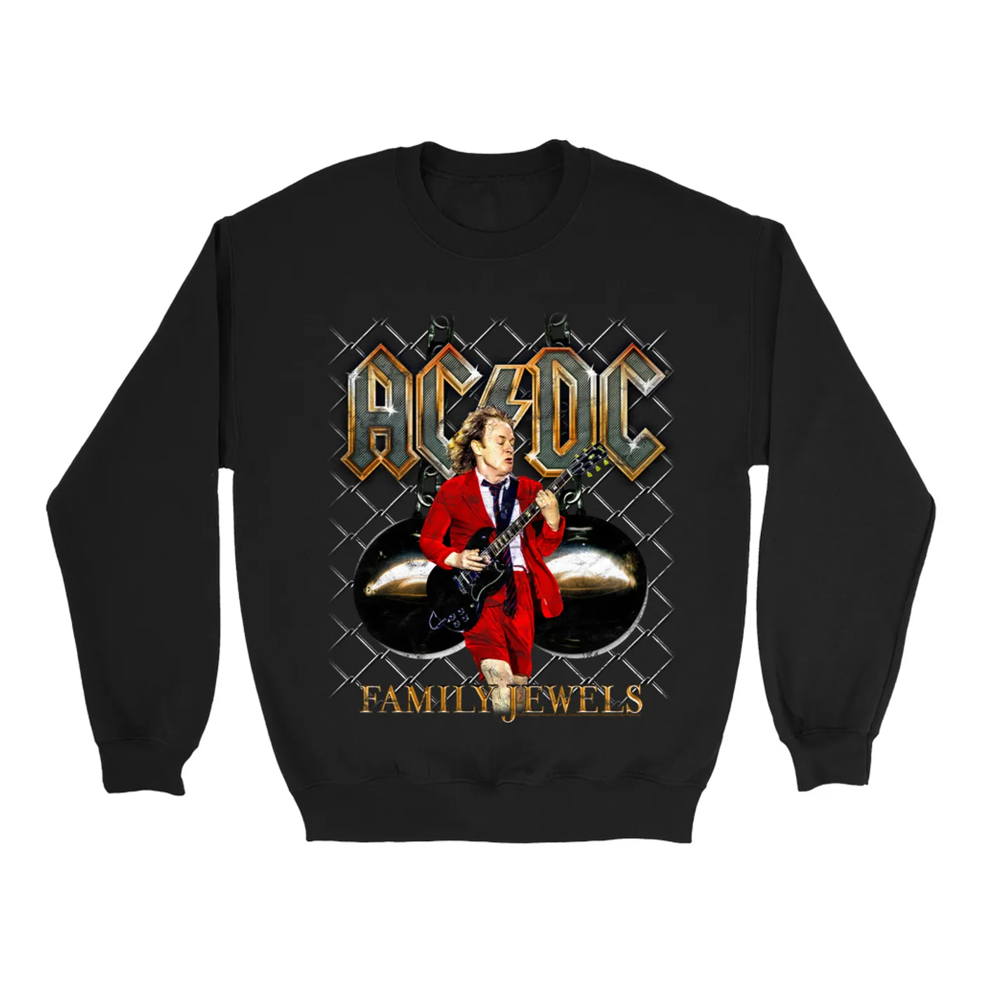 AC/DC Sweatshirt | Angus Family Jewels (Merchbar Exclusive) ACDC Sweatshirt
