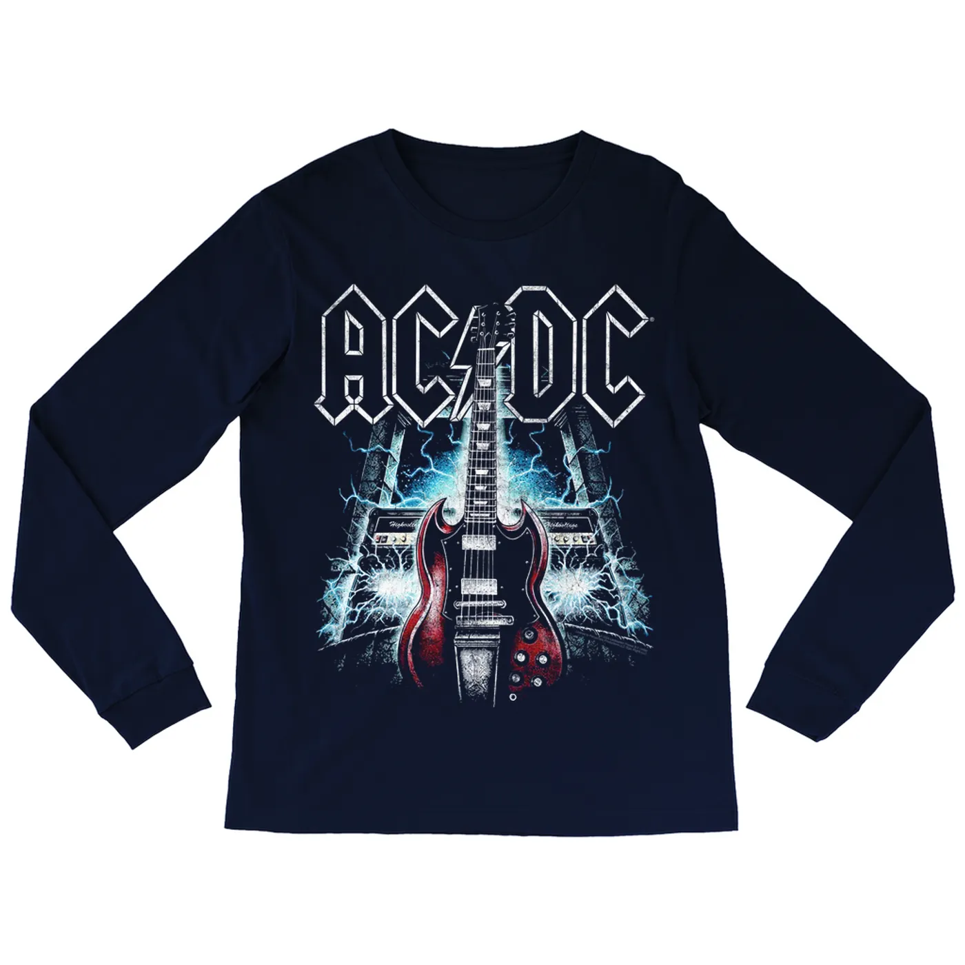 AC/DC Long Sleeve Shirt | Electrified Guitars And Amps ACDC Shirt