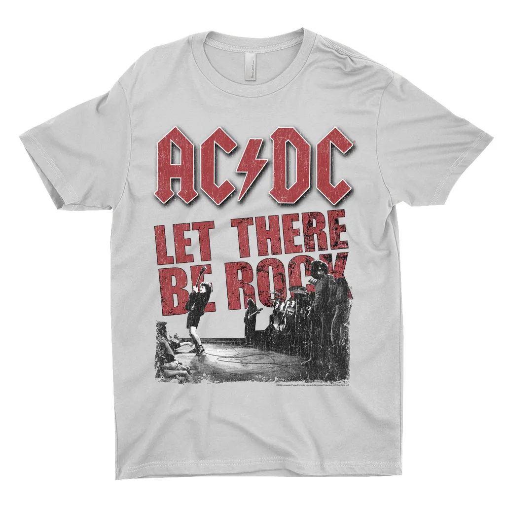 T-Shirt | Let There Be Rock Stage Performance Distressed Shirt