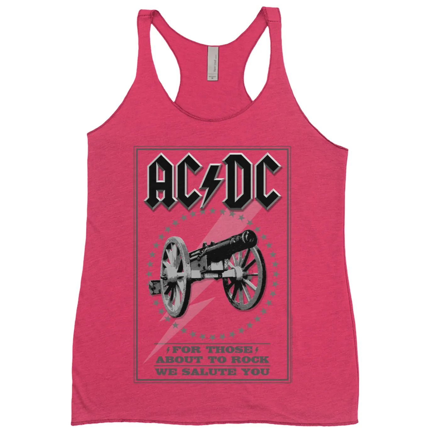 AC/DC Ladies' Tank Top | For Those About To Rock Flyer ACDC Shirt