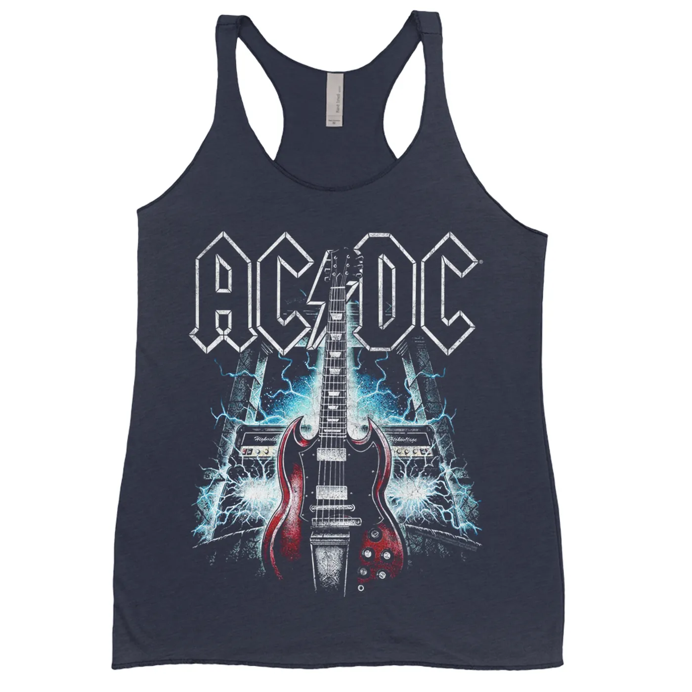 AC/DC Ladies' Tank Top | Electrified Guitars And Amps ACDC Shirt