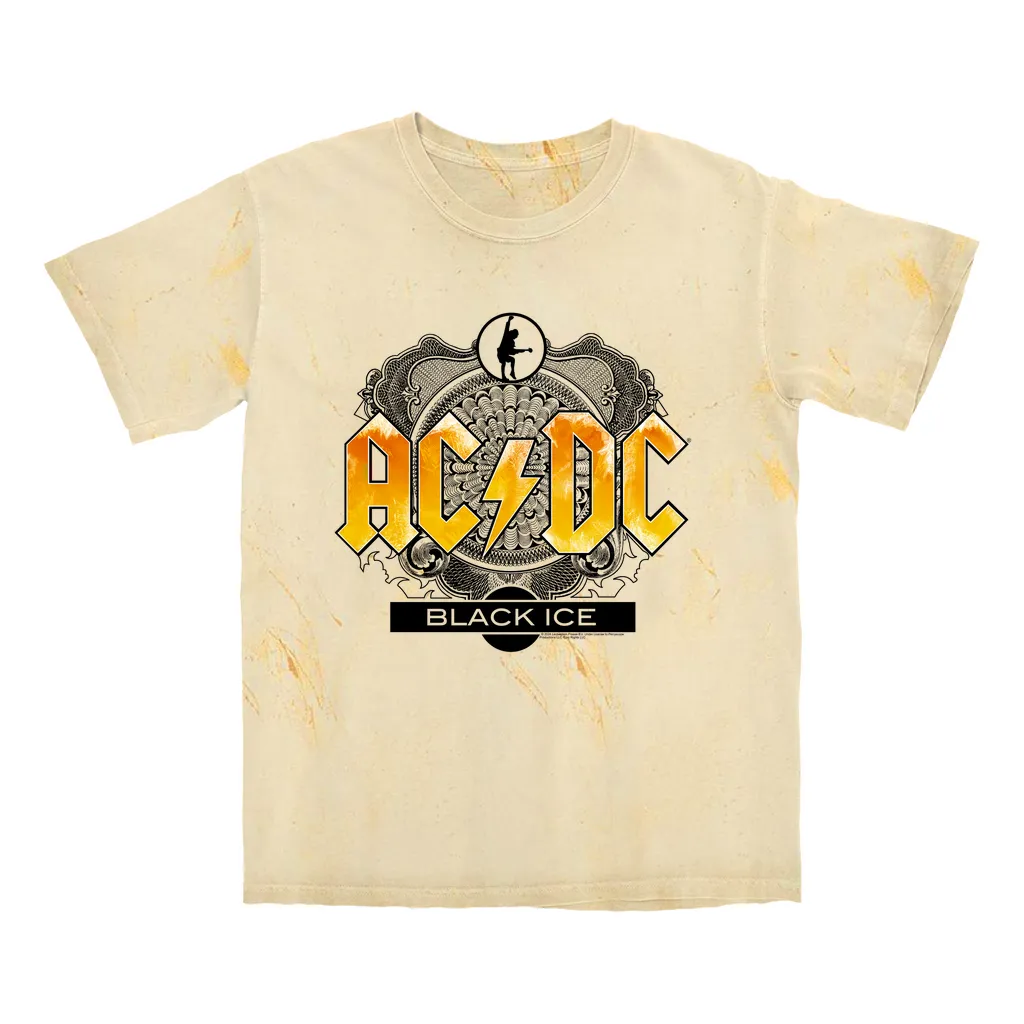 T-shirt | Black Ice Album Art Design Yellow Color Blast Shirt