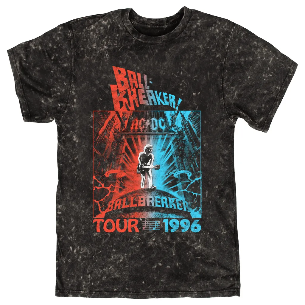 T-shirt | 1996 Tour Ball Breaker Red Blue Ombre Mineral Wash Shirt