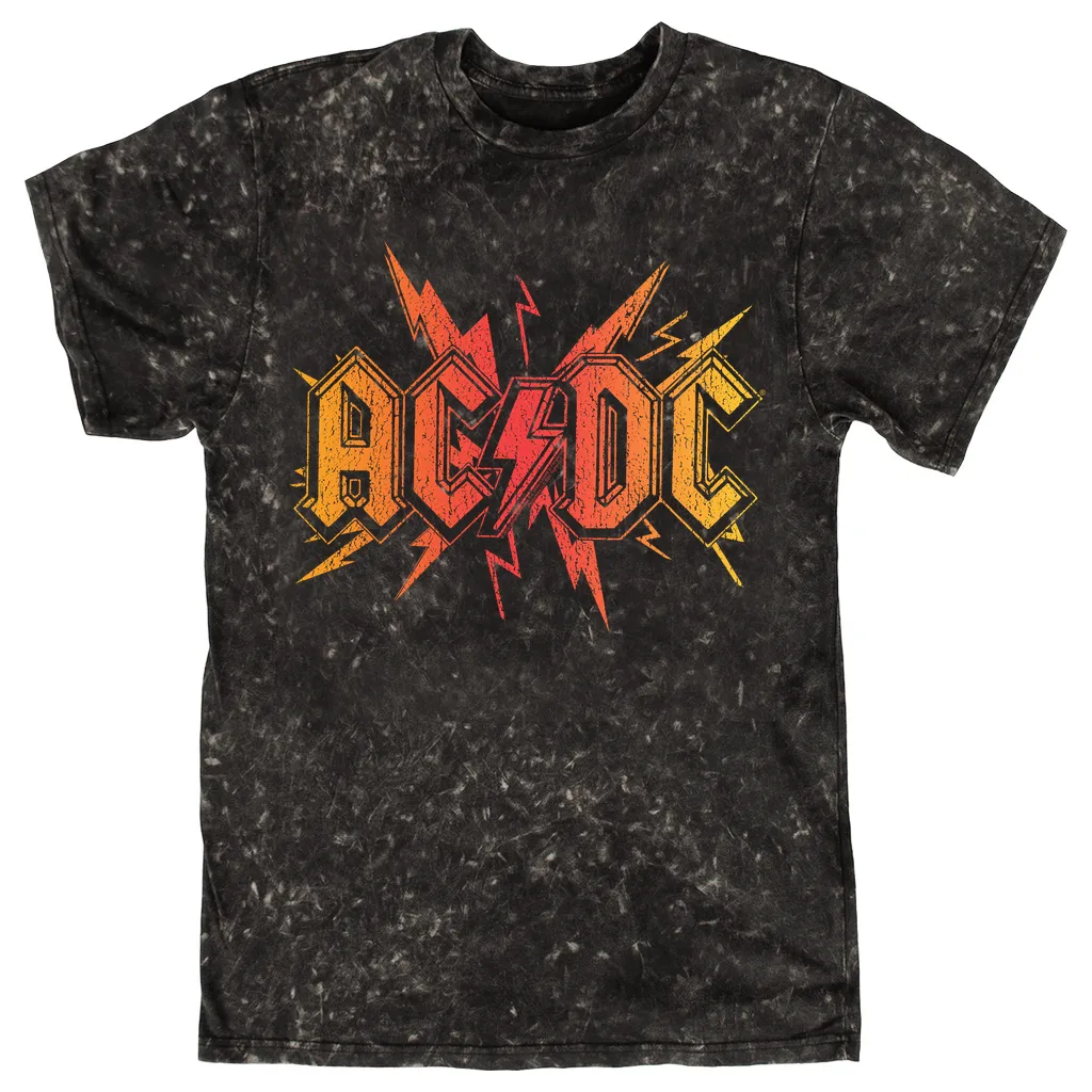 T-shirt | Red Ombre Bolted Logo Distressed (Equineop Exclusive) Mineral Wash Shirt