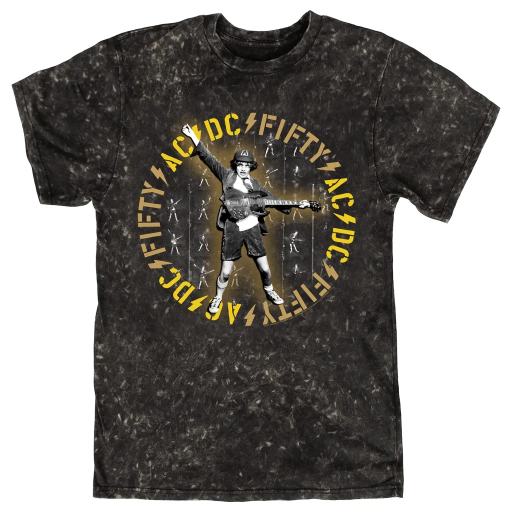 T-shirt | 50th Anniversary Gold Circle Logo Mineral Wash Shirt