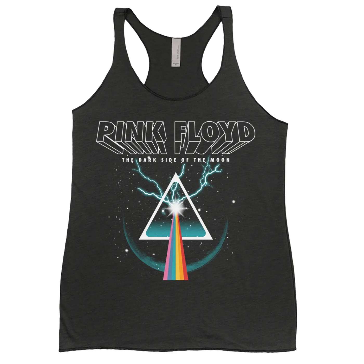 Pink Floyd Ladies' Tank Top | DSOTM Thunder Prism Pink Floyd Shirt