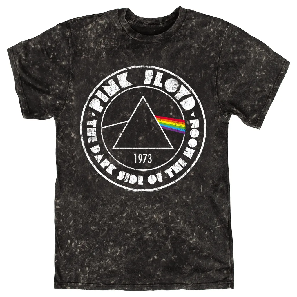 T-shirt | 1973 The Dark Side Of The Moon Sticker Mineral Wash Shirt