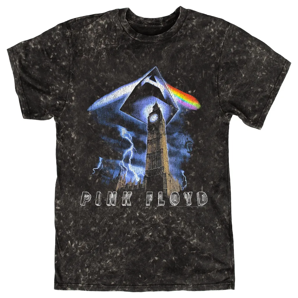 T-shirt | Dark Side In London Distressed Mineral Wash Shirt