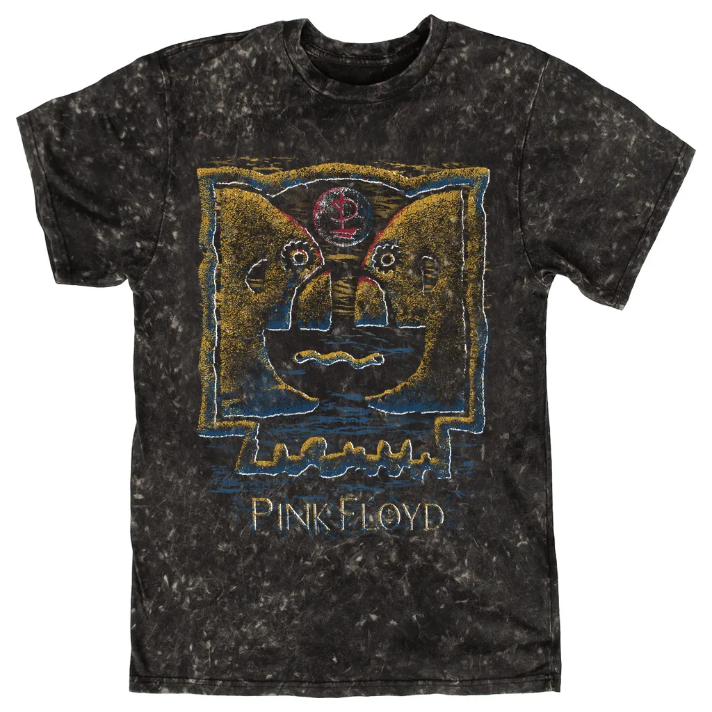 T-shirt | Colorful Texture Division Bell Distressed Mineral Wash Shirt