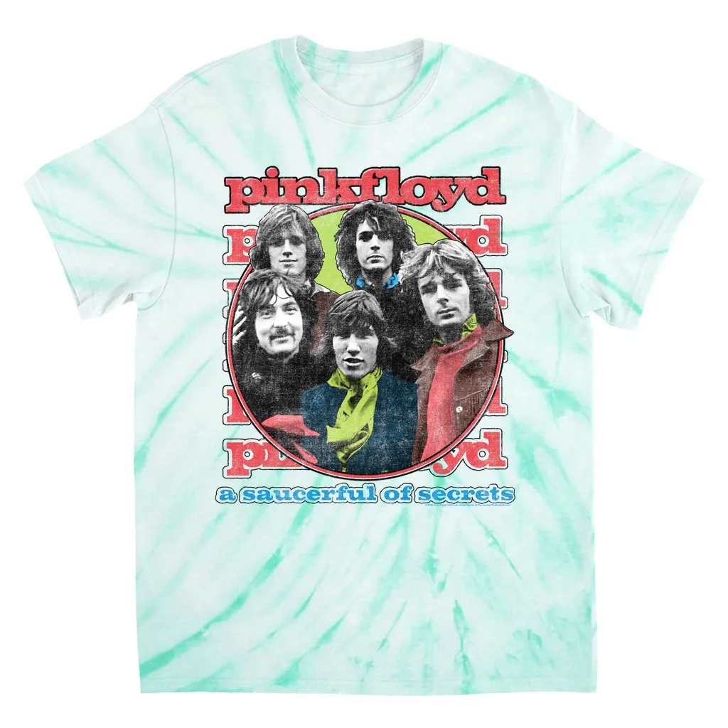 T-Shirt | A Saucerful Of Secrets Group Design (Equineop Exclusive) Tie Dye Shirt