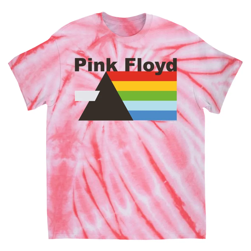 T-Shirt | Classic Retro Dark Side Of The Moon Design Tie Dye Shirt