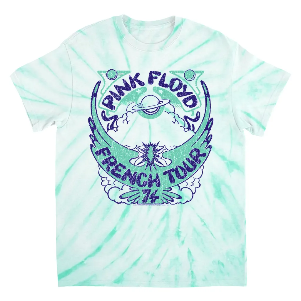 T-Shirt | French Tour 1974 Distressed Tie Dye Shirt