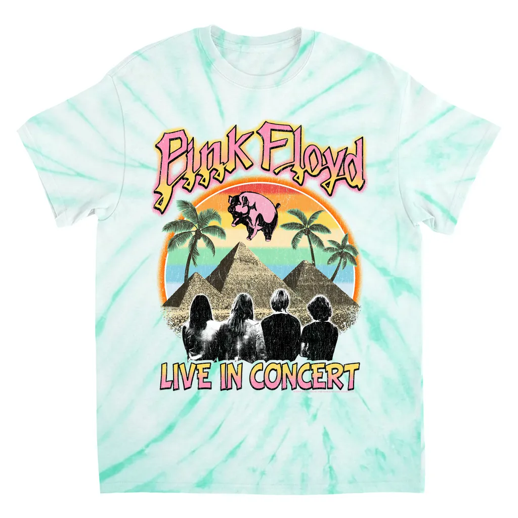 T-Shirt | Tropical Dark Side Pyramid Live In Concert (Equineop Exclusive) Tie Dye Shirt