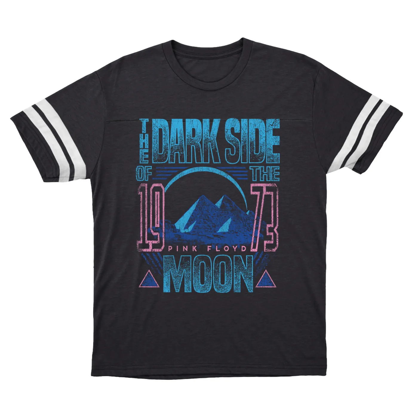 Pink Floyd T-Shirt | Pyramid Poster The Dark Side Of The Moon 1973 Pink Floyd Football Shirt