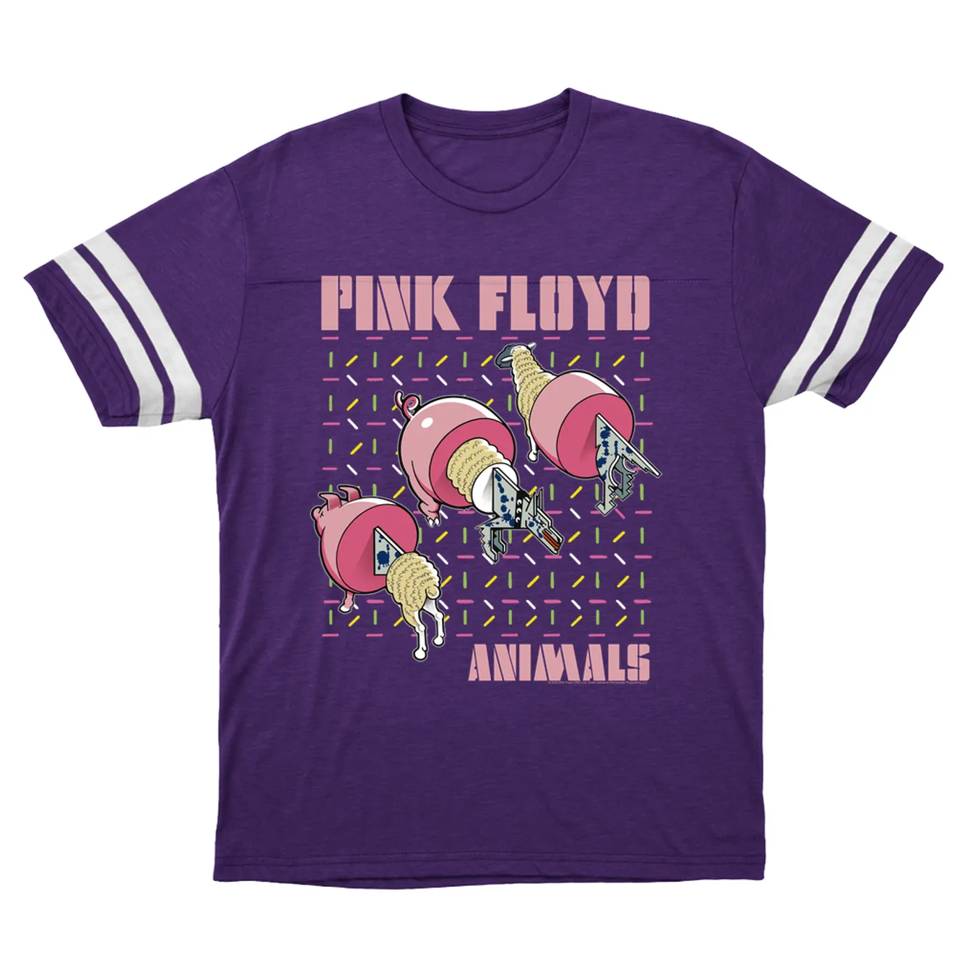 Pink Floyd T-Shirt | Pig Wolf Sheep Image Pink Floyd Football Shirt