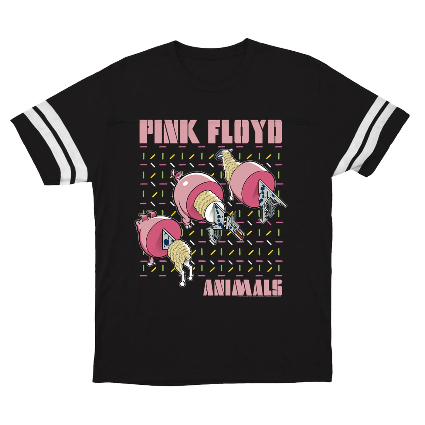 Pink Floyd T-Shirt | Pig Wolf Sheep Image Pink Floyd Football Shirt