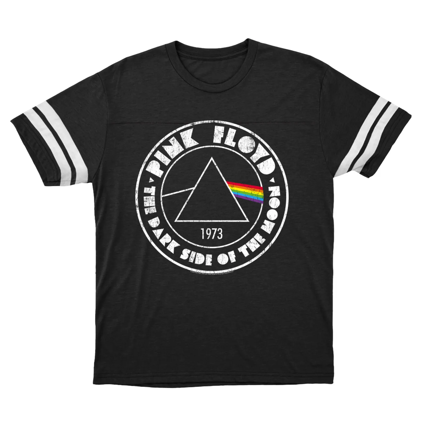 Pink Floyd T-Shirt | 1973 The Dark Side Of The Moon Sticker Pink Floyd Football Shirt