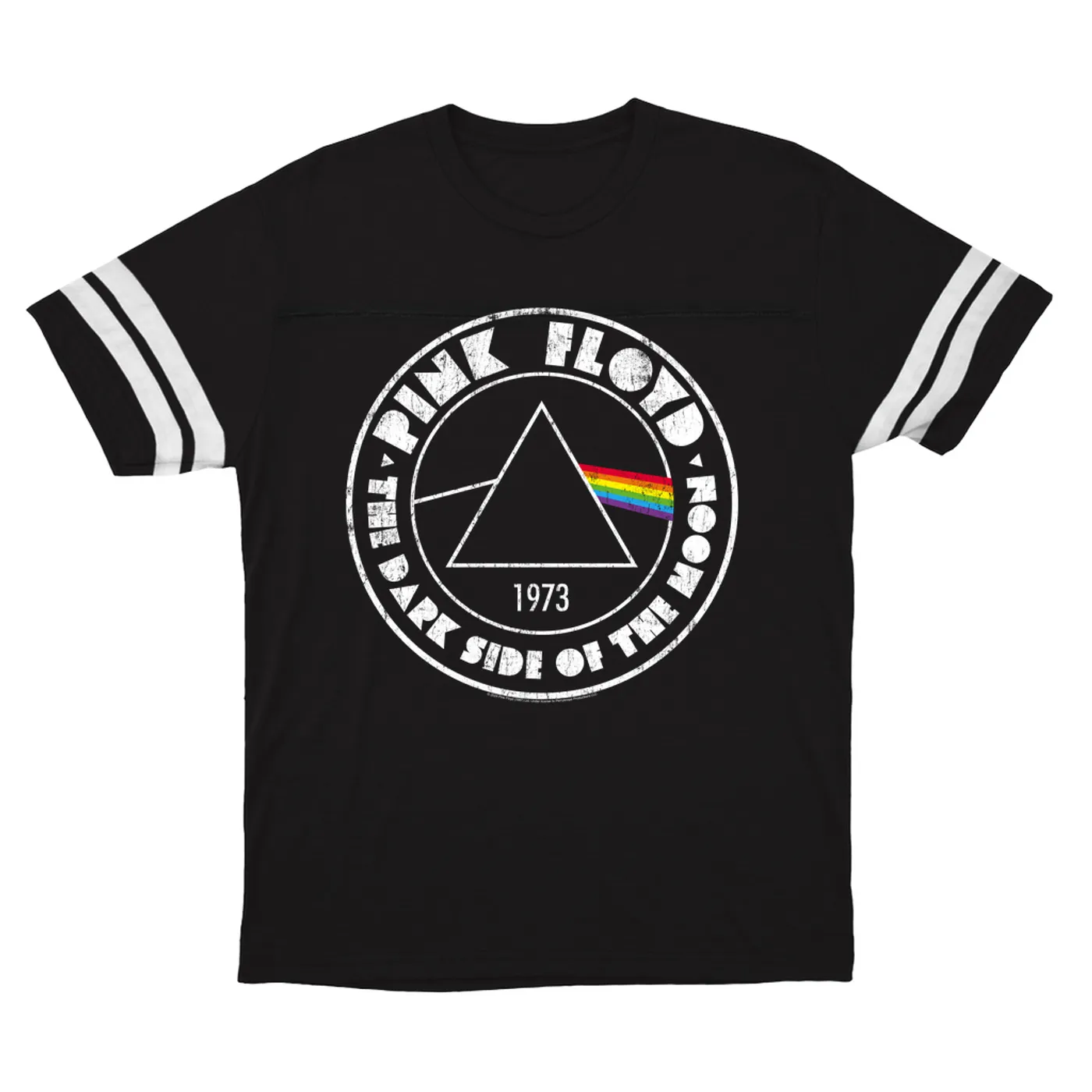Pink Floyd T-Shirt | 1973 The Dark Side Of The Moon Sticker Pink Floyd Football Shirt