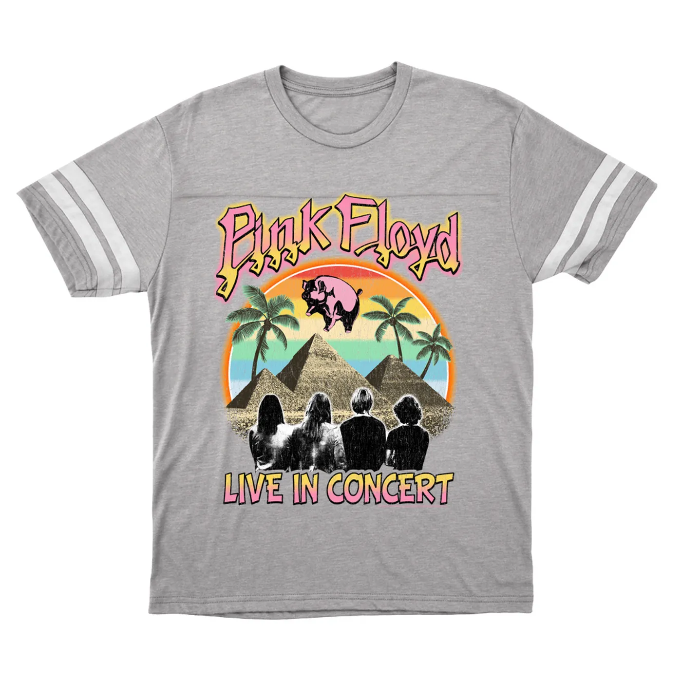 Pink Floyd T-Shirt | Tropical Dark Side Pyramid Live In Concert (Merchbar Exclusive) Pink Floyd Football Shirt