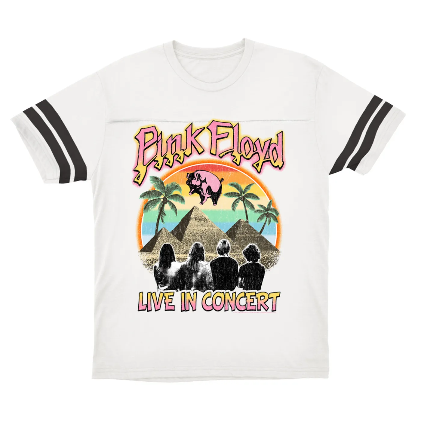 Pink Floyd T-Shirt | Tropical Dark Side Pyramid Live In Concert (Merchbar Exclusive) Pink Floyd Football Shirt