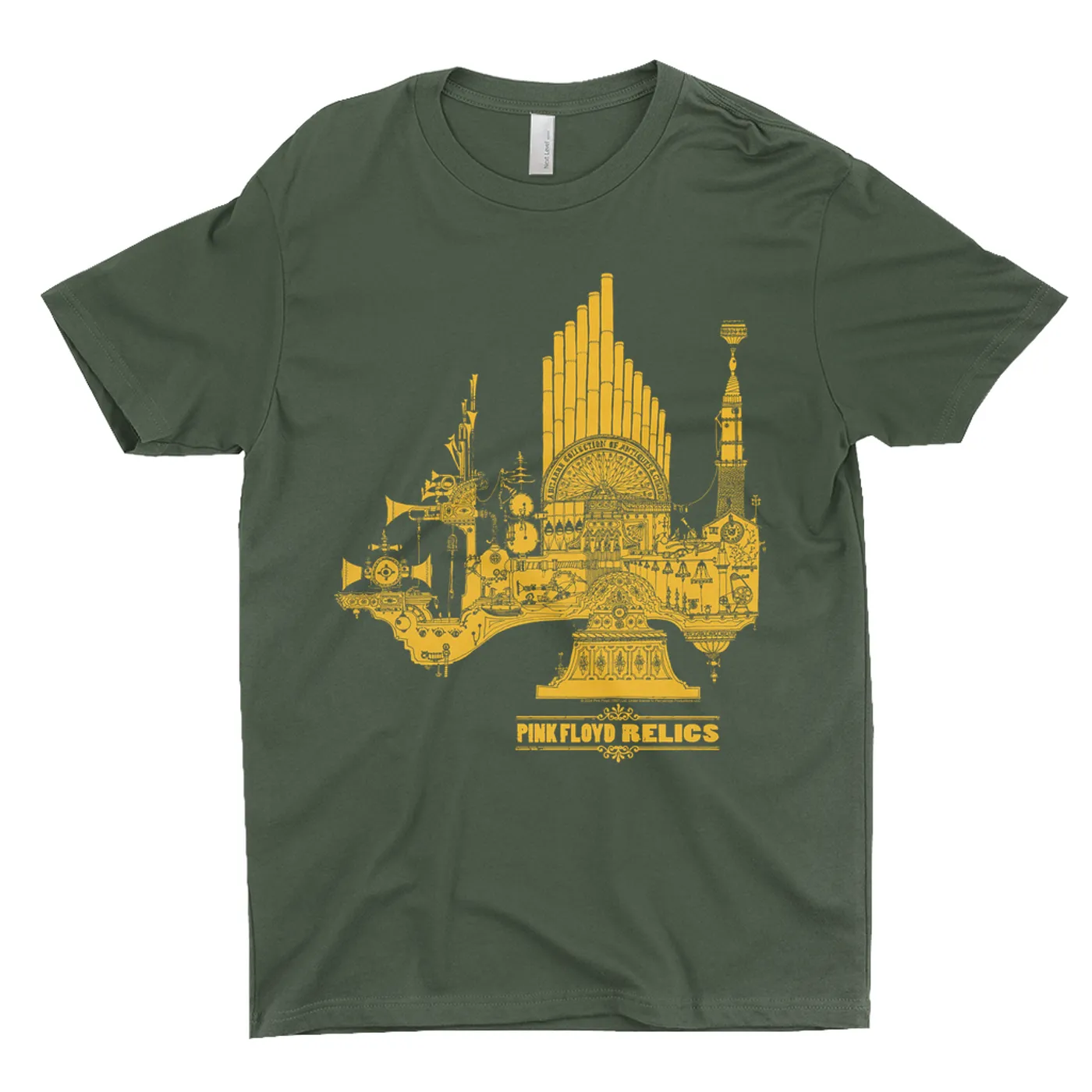 Pink Floyd T-Shirt | Relics Gold Pink Floyd Dark Shirt