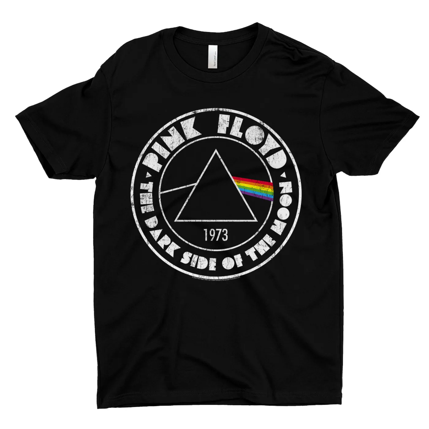 Pink Floyd T-Shirt | 1973 The Dark Side Of The Moon Sticker Pink Floyd Dark Shirt
