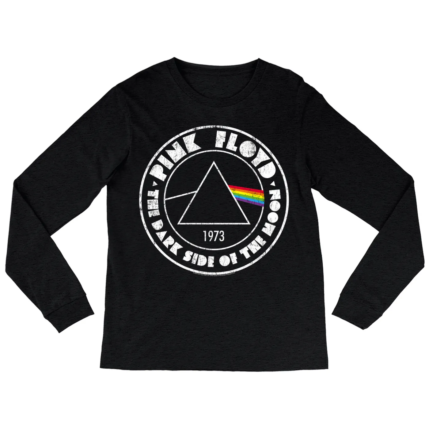 Pink Floyd Long Sleeve Shirt | 1973 The Dark Side Of The Moon Sticker Pink Floyd Shirt