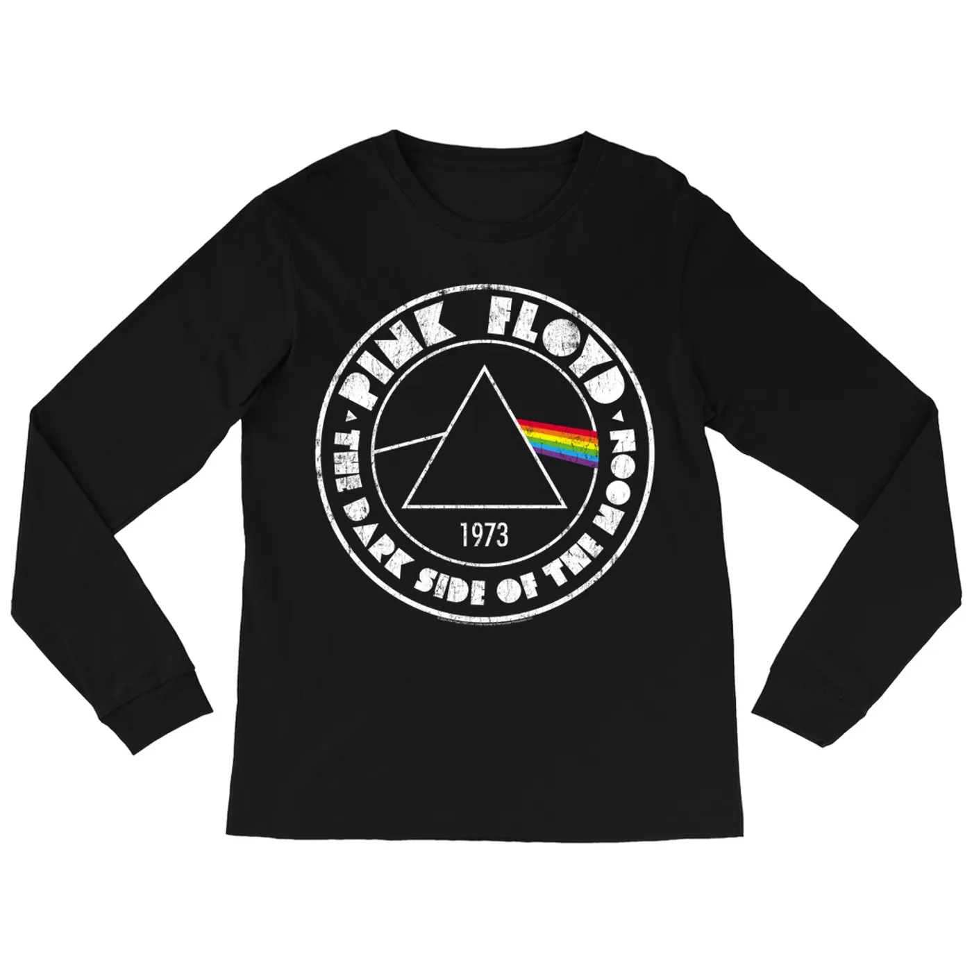 Pink Floyd Long Sleeve Shirt | 1973 The Dark Side Of The Moon Sticker Pink Floyd Shirt
