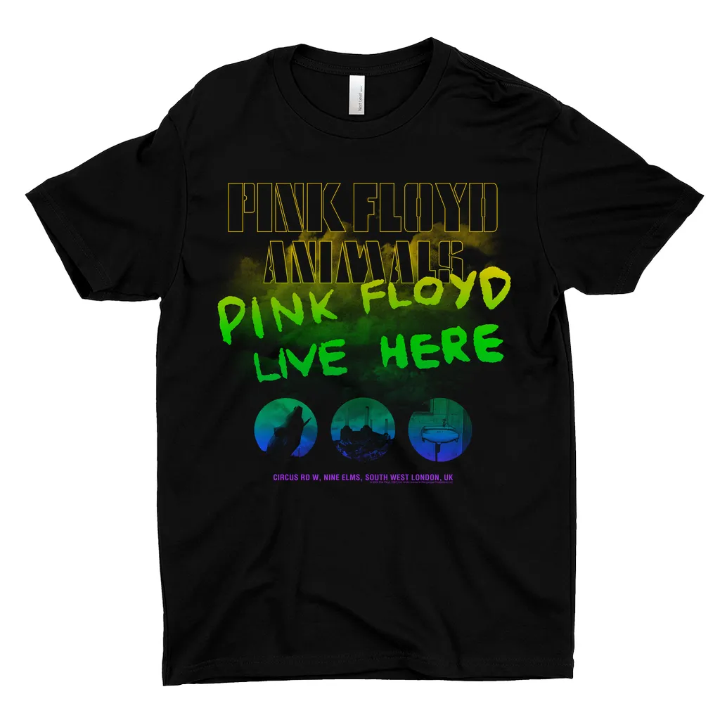T-Shirt | Rainbow Ombre Live Here Dark Shirt