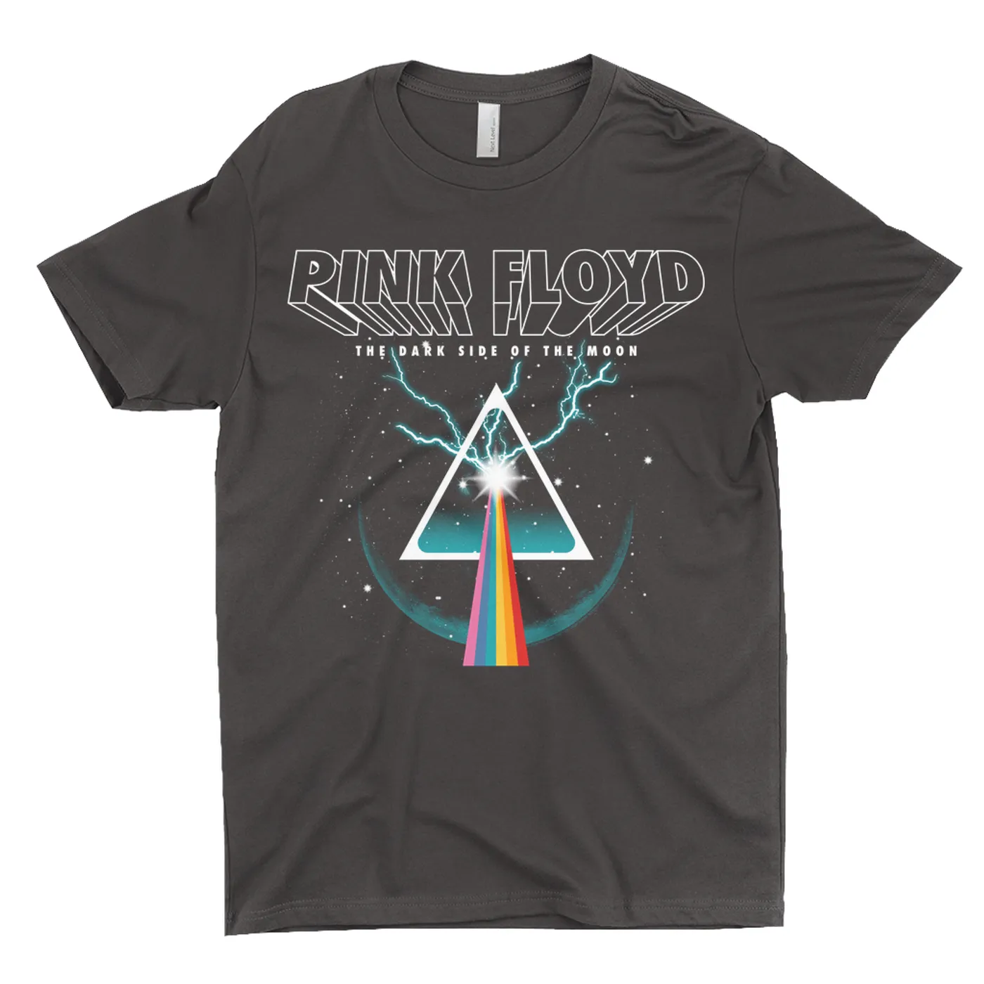 Pink Floyd T-Shirt | DSOTM Thunder Prism Pink Floyd Dark Shirt