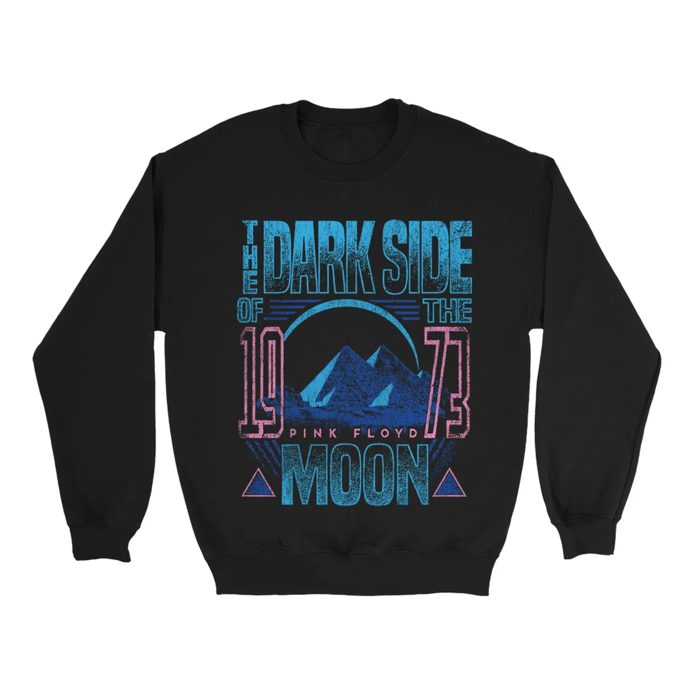 Pink Floyd Sweatshirt | Pyramid Poster The Dark Side Of The Moon 1973 Pink Floyd Sweatshirt