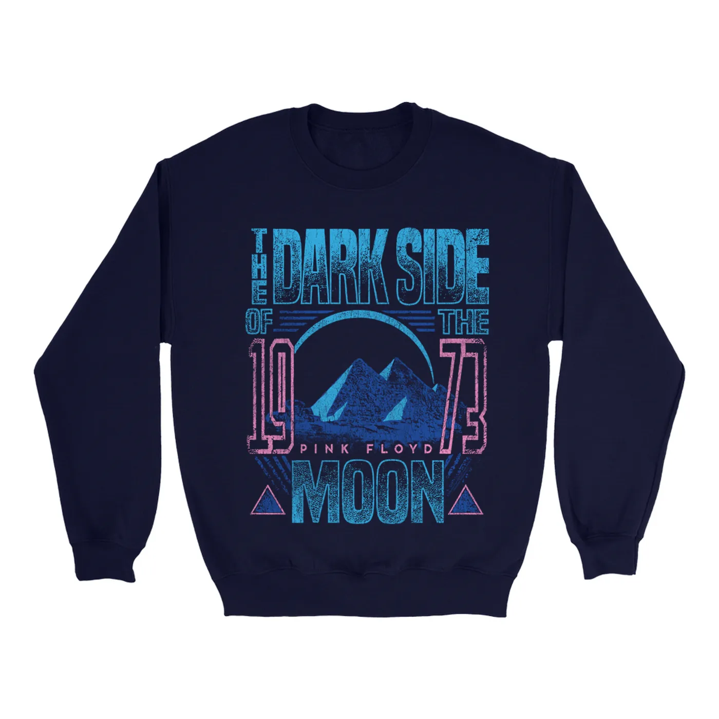Pink Floyd Sweatshirt | Pyramid Poster The Dark Side Of The Moon 1973 Pink Floyd Sweatshirt