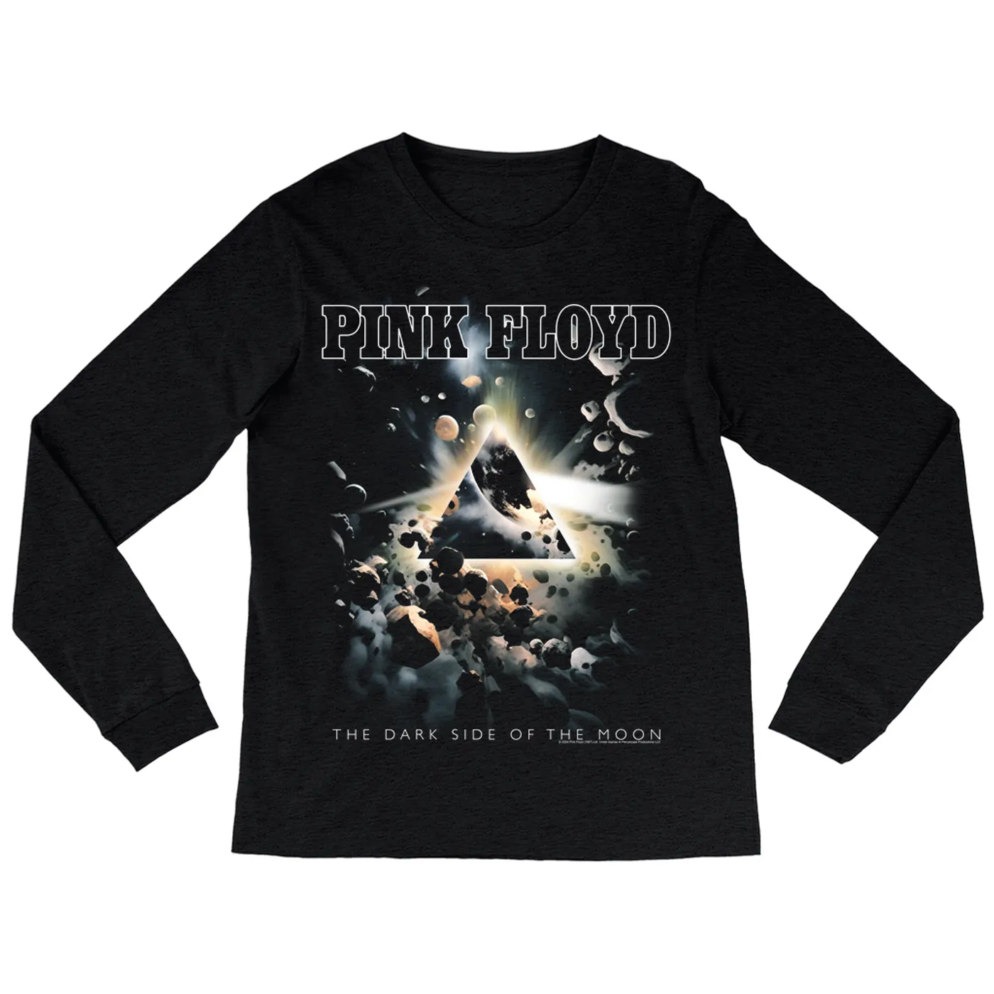 Pink Floyd Long Sleeve Shirt | Orbit Burst Dark Side Of The Moon (Merchbar Exclusive) Pink Floyd Shirt