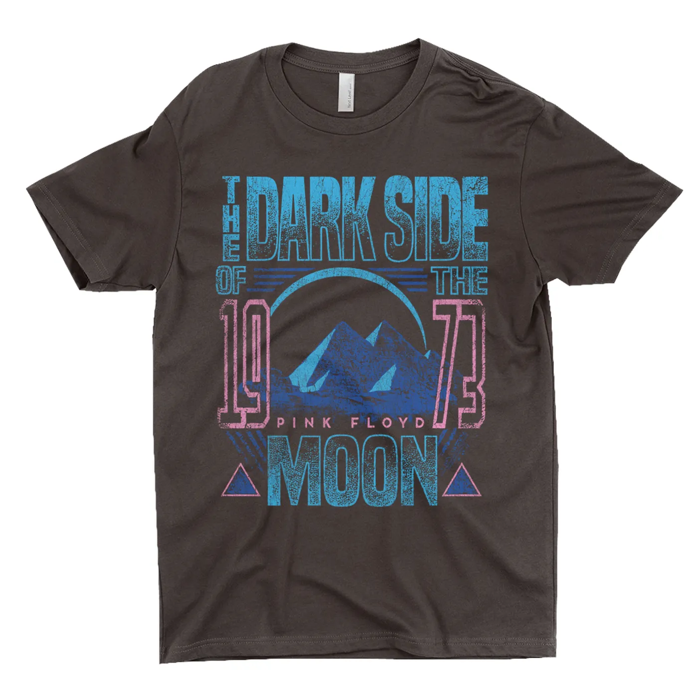 Pink Floyd T-Shirt | Pyramid Poster The Dark Side Of The Moon 1973 Pink Floyd Dark Shirt