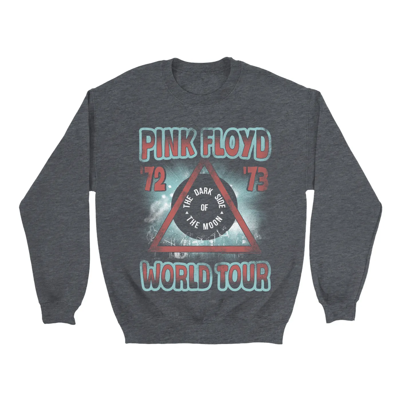 Pink Floyd Sweatshirt | World Tour '72 - '73 Distressed Pink Floyd Sweatshirt
