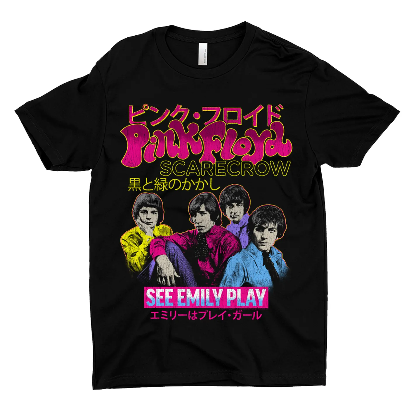 Pink Floyd T-Shirt | See Emily Play Japan (Merchbar Exclusive) Pink Floyd Dark Shirt