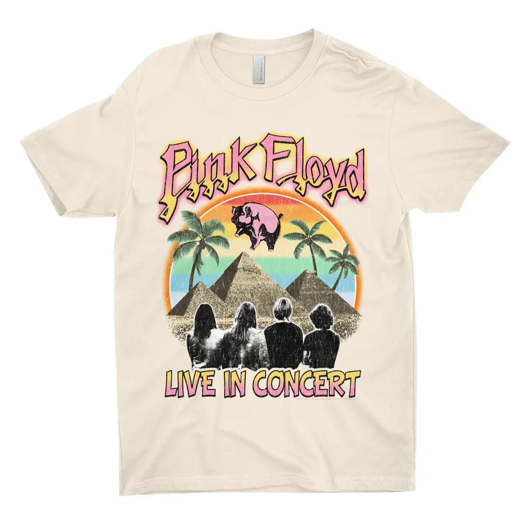 T-Shirt | Tropical Dark Side Pyramid Live In Concert (Equineop Exclusive) Light Shirt