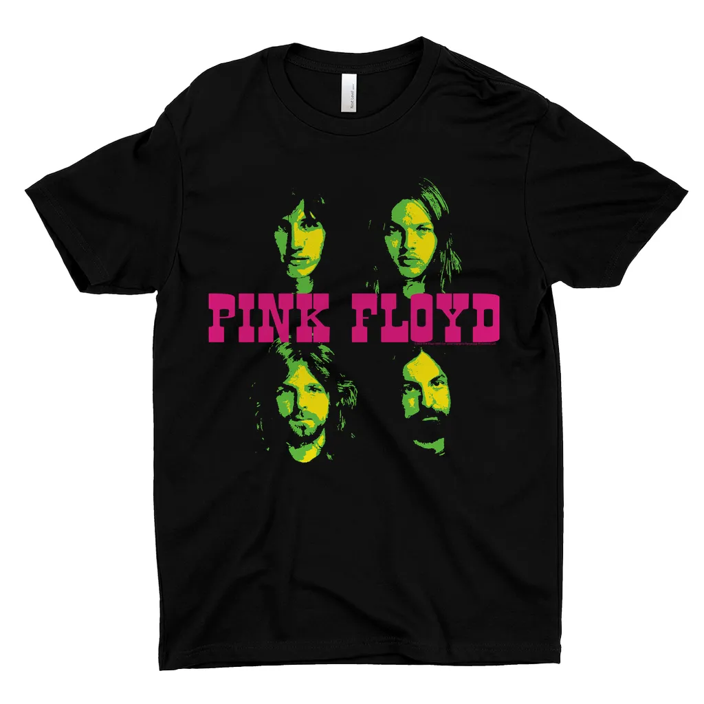 T-Shirt | Group Pink Green Tint Design Dark Shirt