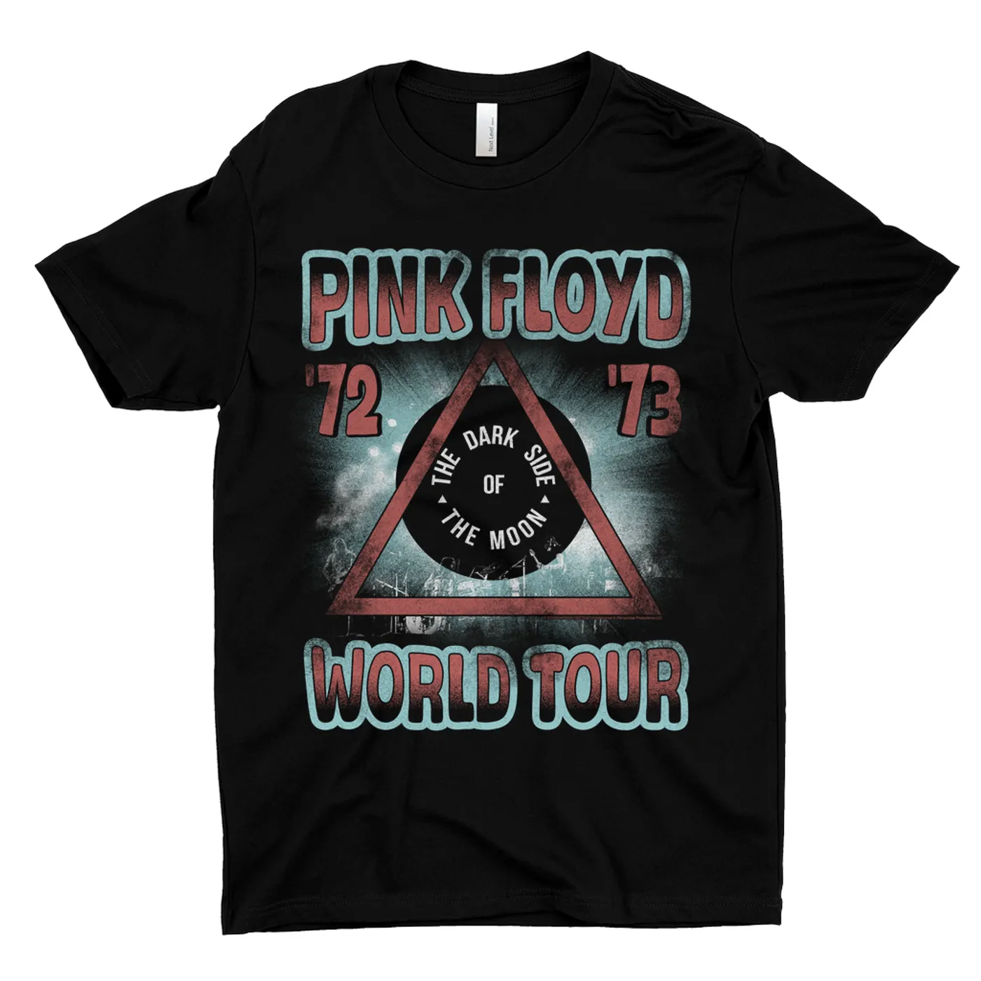 Pink Floyd T-Shirt | World Tour '72 - '73 Distressed Pink Floyd Dark Shirt